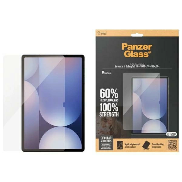 187637_1 PanzerGlass Ultra-Wide Fit Tempered Glass for Samsung Galaxy Tab S7+ / S8+ / S9+ / S9 FE+ / S10+eng