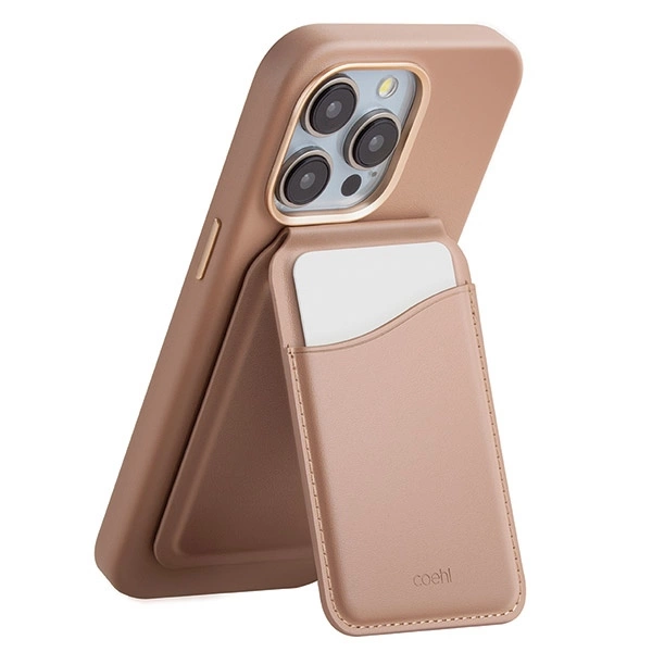 Uniq Coehl Esme Magnetic Wallet with Mirror and Stand Beige/Dusty Nudeeng