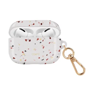 Uniq Coehl Terrazzo AirPods Pro Case White/Natural Whiteeng