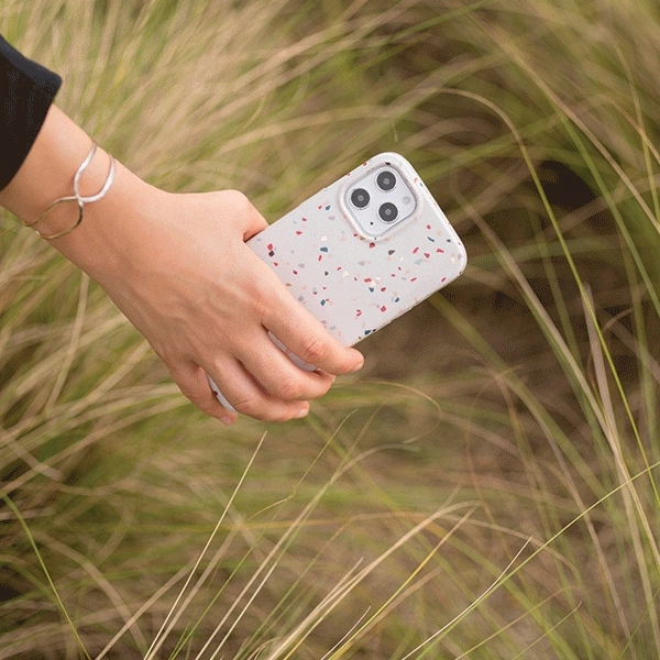 Uniq Coehl Terrazzo Case for iPhone 12 / 12 Pro 6.1" - Whiteeng