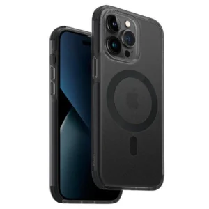 Uniq Combat iPhone 14 Pro Max 6.7" case Magclick Charging black/concrete charcoaleng