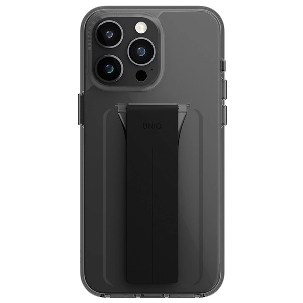 Uniq Heldro Mount case with Stand iPhone 15 Pro 6.1" smoke/vapor smokeeng