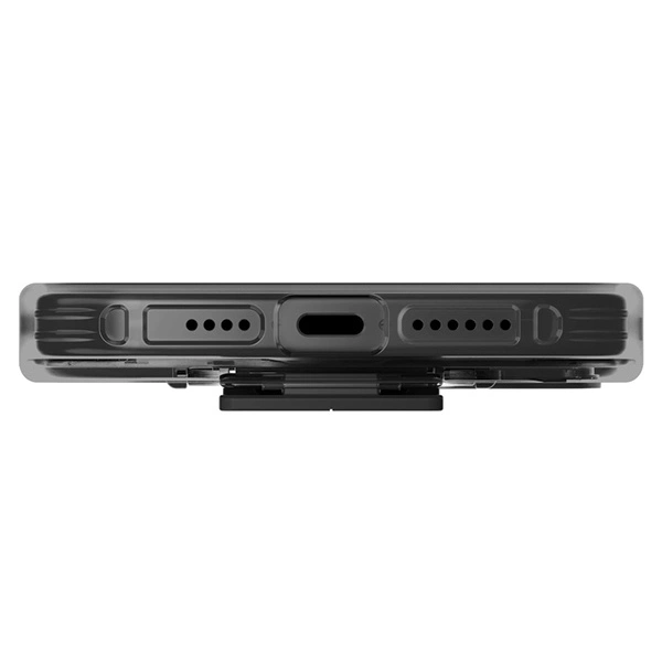 Uniq Heldro Mount case with Stand iPhone 15 Pro 6.1" smoke/vapor smokeeng