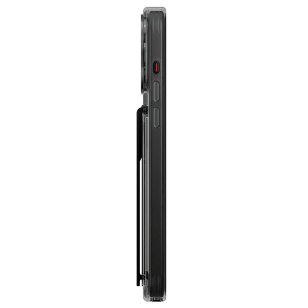 Uniq Heldro Mount case with Stand iPhone 15 Pro 6.1" smoke/vapor smokeeng