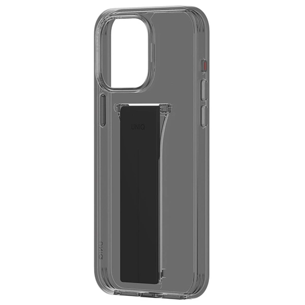 Uniq case Heldro Mount with Stand iPhone 15 Pro Max 6.7" smoke/vapor smokeeng