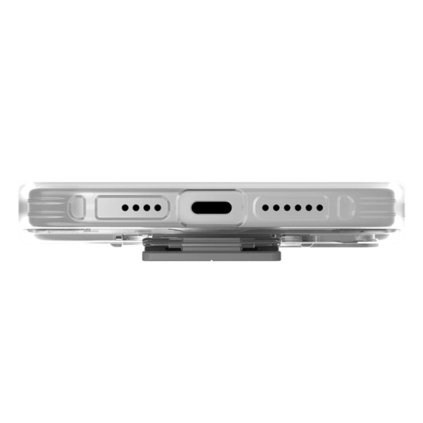 Uniq case Heldro Mount with Stand iPhone 15 Pro Max 6.7" transparent/lucent cleareng