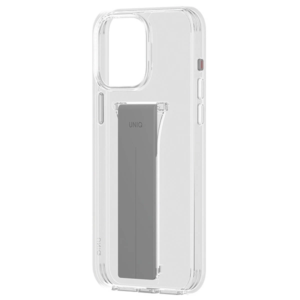 Uniq case Heldro Mount with Stand iPhone 15 Pro Max 6.7" transparent/lucent cleareng