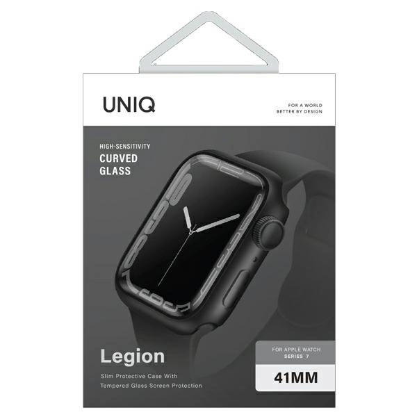187669_2 Uniq Legion case for Apple Watch Series 7/8/ /9 41mm black/blackeng