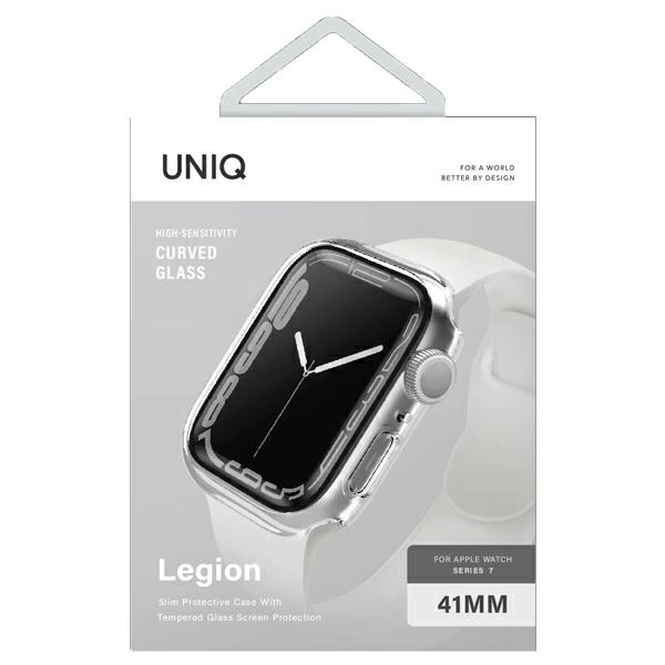 Uniq Legion Case Apple Watch Series 7/8/9 41mm Cleareng