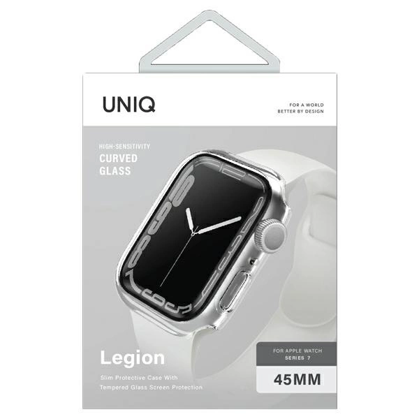 187673_2 Uniq Legion Case Apple Watch Series 7/8/9 45mm Cleareng