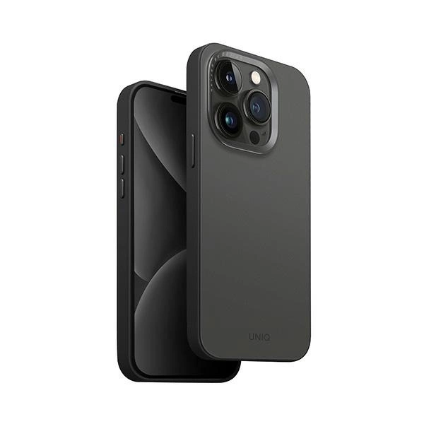 Uniq Lyden DS iPhone 15 Pro 6.1" Magclick Charging case grey-black/charcoal grey-blackeng