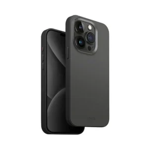 Uniq Lyden DS iPhone 15 Pro Max 6.7" Magclick Charging case grey-black/charcoal grey-blackeng