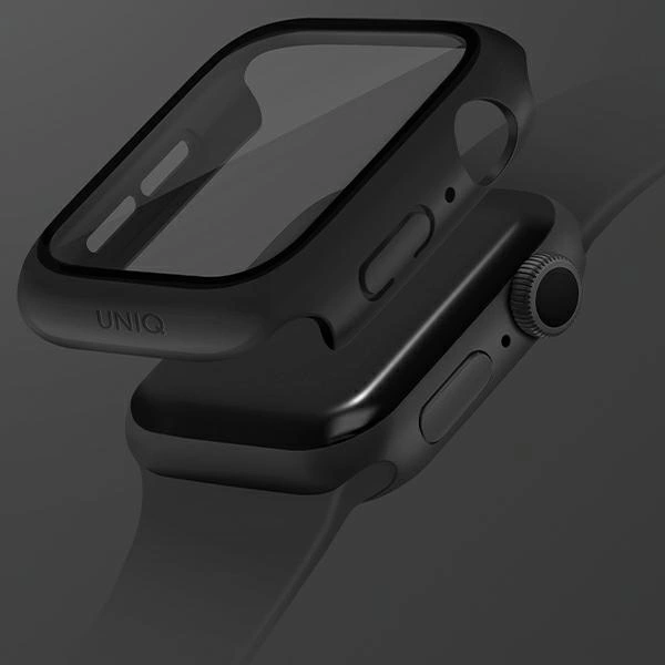 Uniq case Nautic Apple Watch Series 7/8/9 45mm black/blackeng