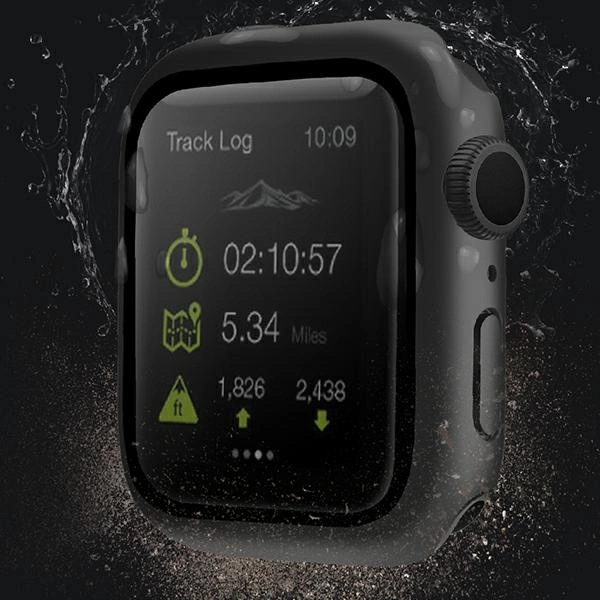 Uniq case Nautic Apple Watch Series 7/8/9 45mm black/blackeng