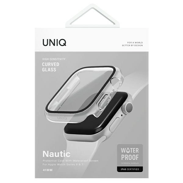 Uniq case Nautic Apple Watch Series 7/8/9 45mm transparent/dave cleareng