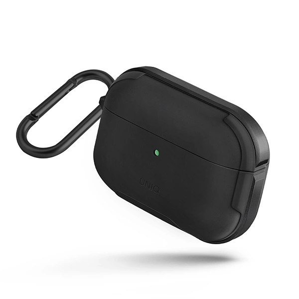 Uniq Valencia AirPods Pro Case Black/Midnight Black Antimicrobialeng