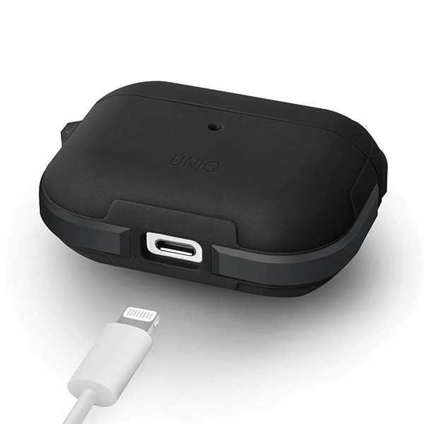 Uniq Valencia AirPods Pro Case Black/Midnight Black Antimicrobialeng