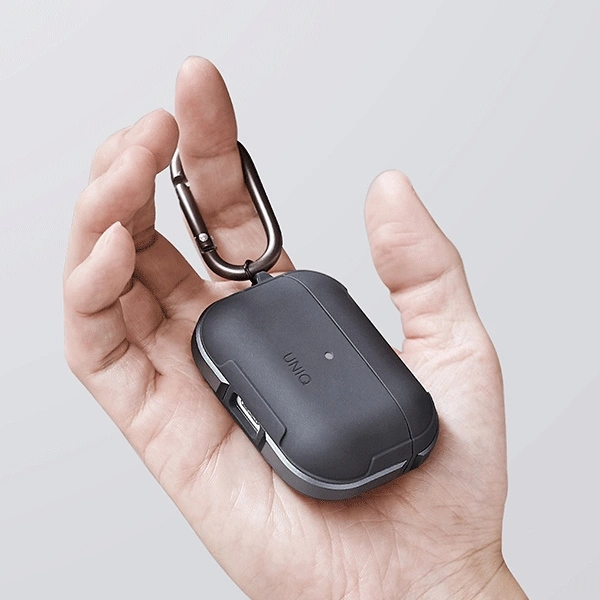 Uniq Valencia AirPods Pro Case Black/Midnight Black Antimicrobialeng