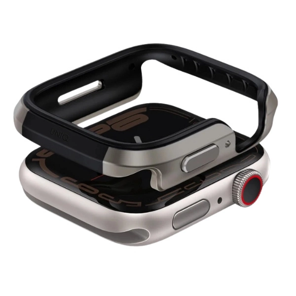 Uniq case Valencia Apple Watch Series 46mm silver/titanium silvereng
