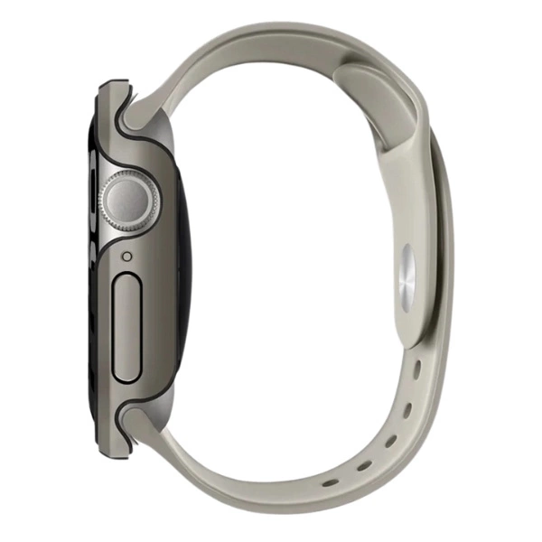 Uniq case Valencia Apple Watch Series 46mm silver/titanium silvereng