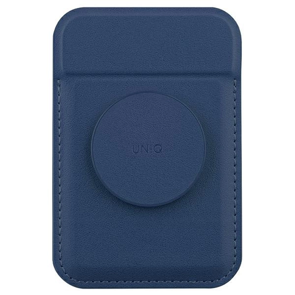 Uniq Flixa magnetic card wallet with stand navy blueeng
