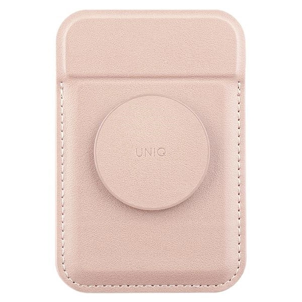 Uniq Flixa Magnetic Card Wallet with Stand Pink/Blush Pink MagSafeeng
