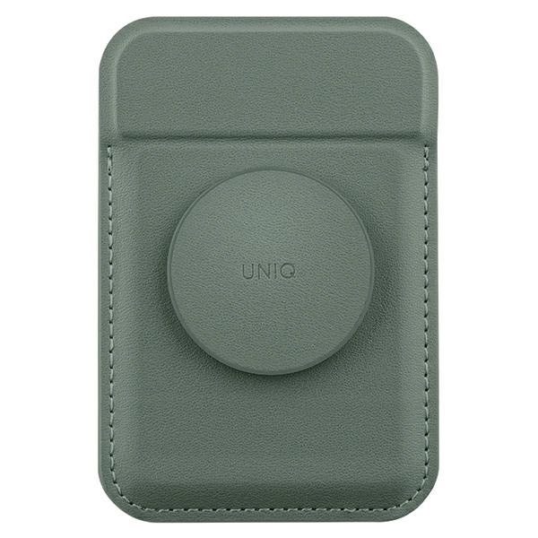Uniq Flixa Magnetic Card Wallet with Stand Green/Lichen Green MagSafeeng
