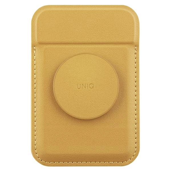 Uniq Flixa Magnetic Card Wallet with Stand Yellow/Canary Yellow MagSafeeng
