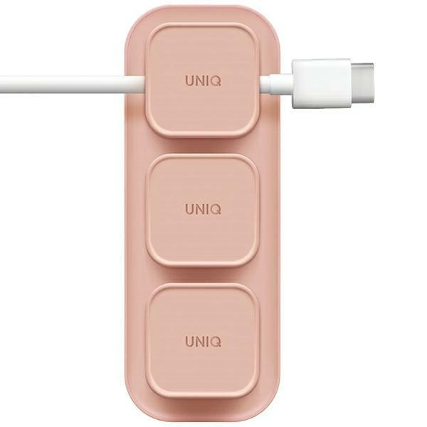 Uniq Pod Mag Magnetic Cable Organizer + Base Pink/Blush Pinkeng