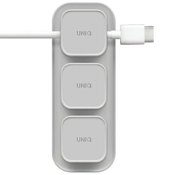 Uniq Pod Mag magnetic cable organizer + base gray/chalk grayeng