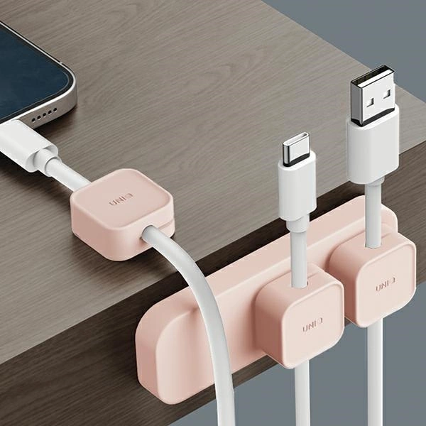 Uniq Pod Mag magnetic cable organizer + base gray/chalk grayeng