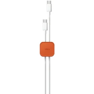 Uniq Pod Self-adhesive Cable Organizer - Set of 8 - Orangeeng