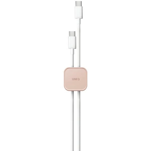 Uniq Pod Self-Adhesive Cable Organizer Set of 8 Pink/Blush Pinkeng