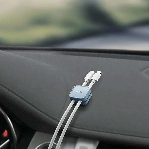 Uniq Pod Self-adhesive Cable Organizer Set of 8 Gray/Chalk Grayeng