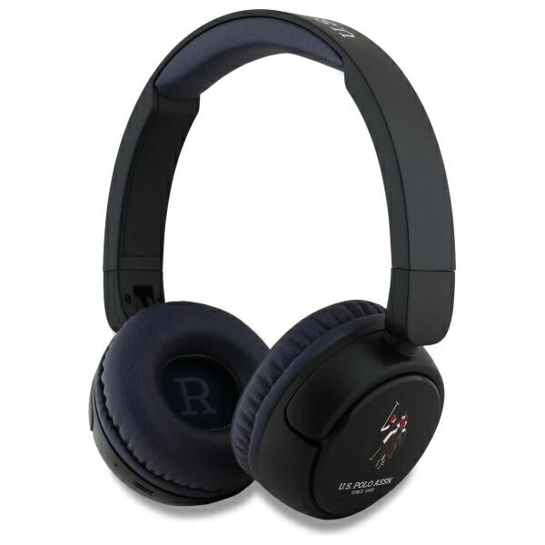 US Polo Bluetooth On-Ear Headphones USHPV6PCOV Navy DH Color Logoeng