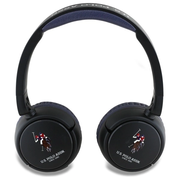 US Polo Bluetooth On-Ear Headphones USHPV6PCOV Navy DH Color Logoeng