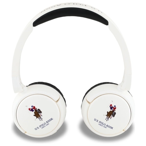 US Polo Bluetooth Headphones USHPV6PUNH White DH Color Logoeng