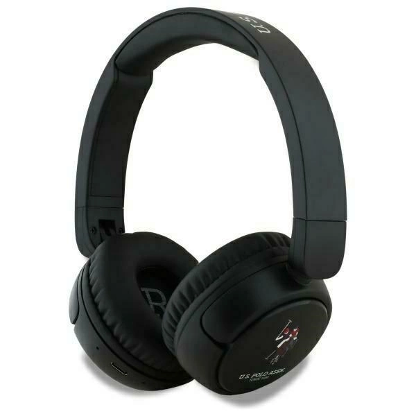 US Polo Bluetooth Headphones USHPV6PUNK Black/Black DH Color Logoeng