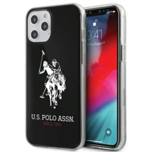 US Polo Shiny Big Logo Case for iPhone 12 / 12 Pro 6.1" - Blackeng