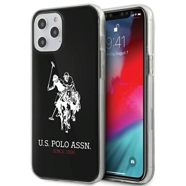 US Polo Shiny Big Logo Case for iPhone 12 / 12 Pro 6.1" - Blackeng