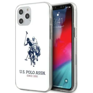 US Polo USHCP12MTPUHRWH iPhone 12/12 Pro 6.1" white Shiny Big Logoeng
