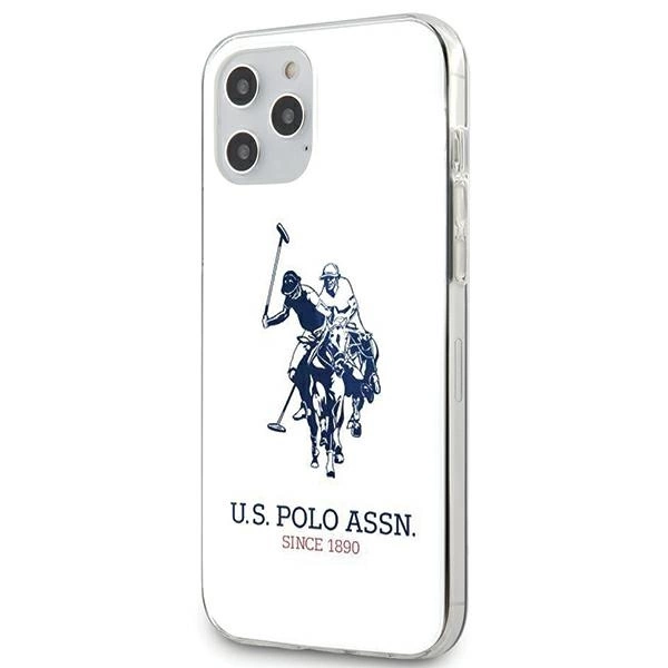 US Polo USHCP12MTPUHRWH iPhone 12/12 Pro 6.1" white Shiny Big Logoeng