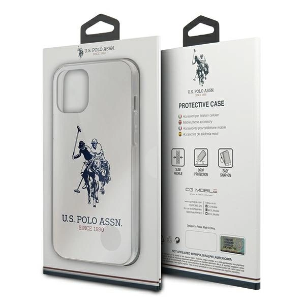 US Polo USHCP12MTPUHRWH iPhone 12/12 Pro 6.1" white Shiny Big Logoeng