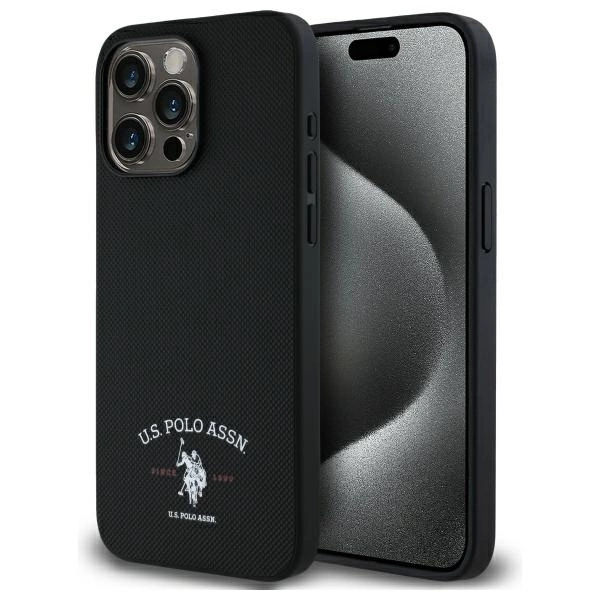 US Polo USHCP15XPARK iPhone 15 Pro Max 6.7" black/black Printed DH Logoeng