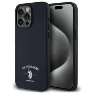 US Polo USHCP15XPARV iPhone 15 Pro Max 6.7" Navy Printed DH Logoeng