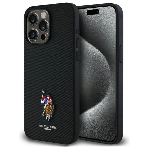 US Polo USHCP15XPEMK iPhone 15 Pro Max 6.7" black/black Embroidered DH Coloreng
