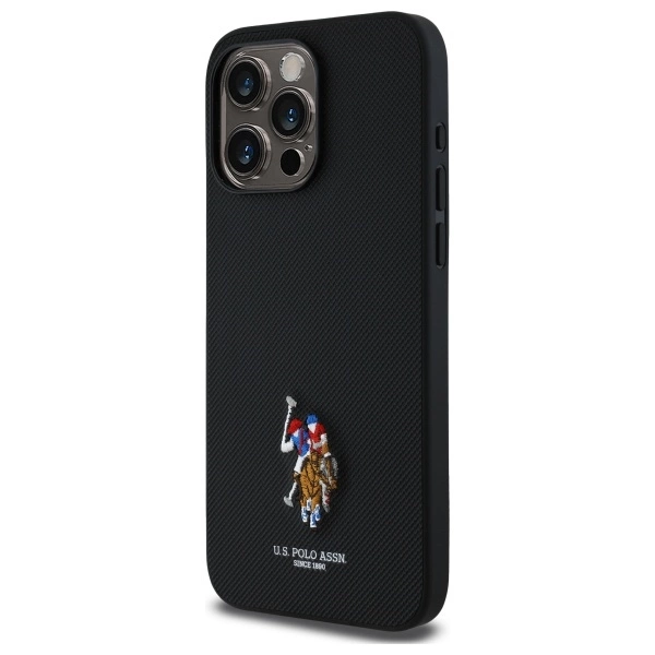 US Polo USHCP15XPEMK iPhone 15 Pro Max 6.7" black/black Embroidered DH Coloreng