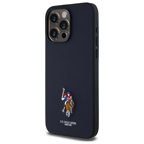 US Polo USHCP15XPEMV iPhone 15 Pro Max 6.7" Navy Embroidered DH Coloreng