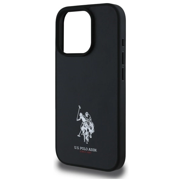 US Polo USHCP15XPGEK iPhone 15 Pro Max 6.7" black/black Leather Embroidered DH Coloreng