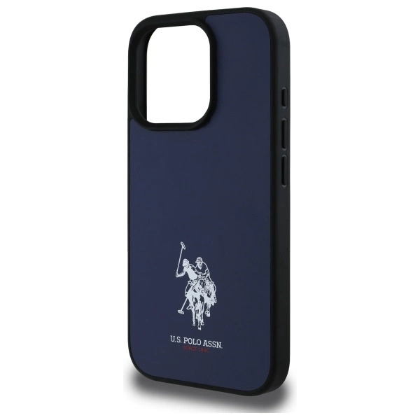 US Polo USHCP15XPGEV iPhone 15 Pro Max 6.7" Navy Leather Embroidered DH Coloreng